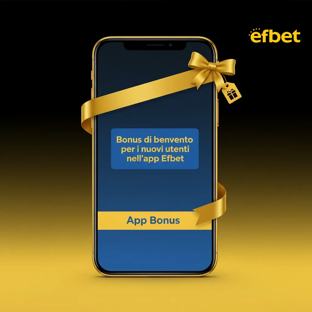 Banner app Efbet: bonus benvenuto nuovi utenti. Sport 100% fino a 100€, Casinò 100% fino a 500€ + 100 giri gratis.