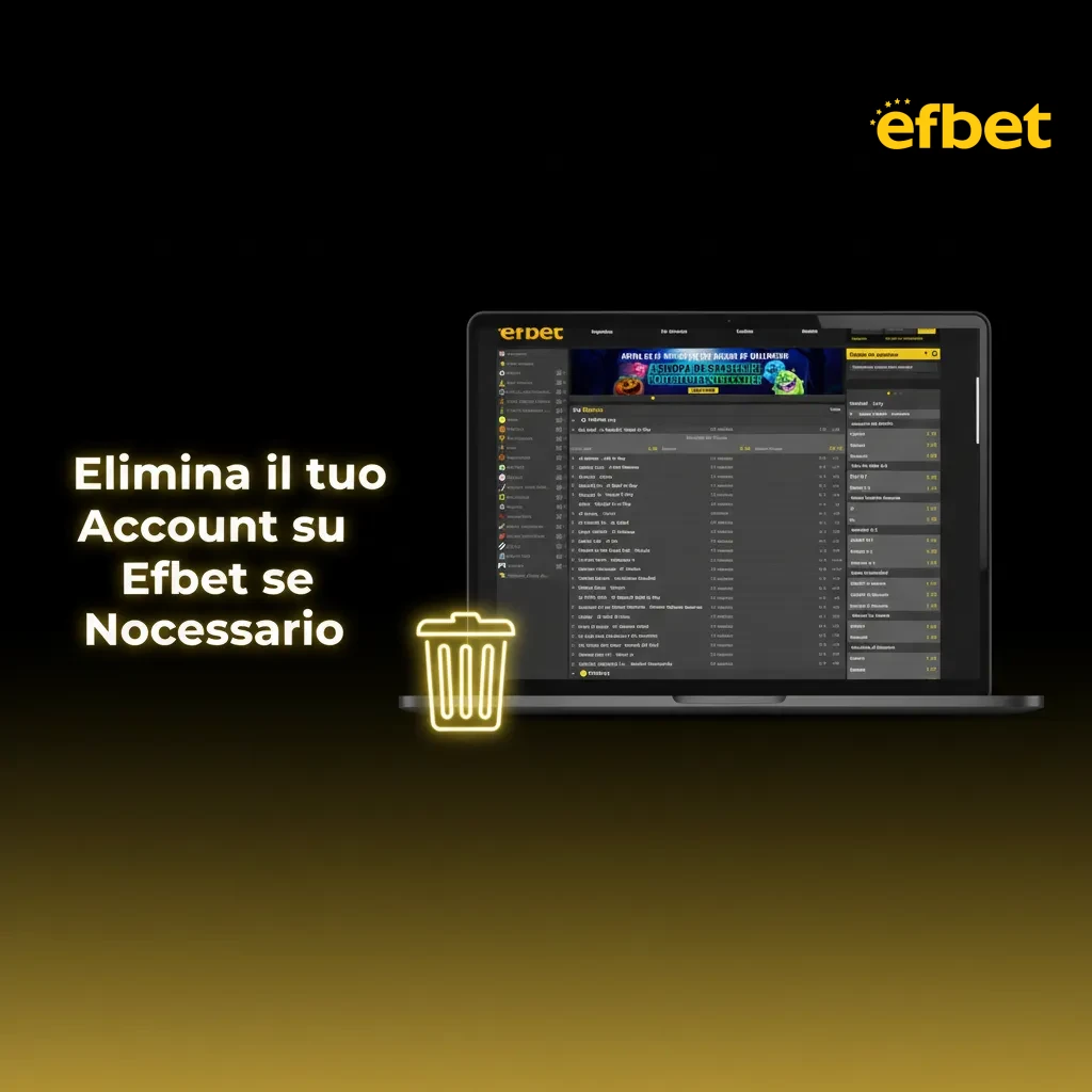 Guida alla chiusura dell’account Efbet: passaggi, assistenza, conferma email e autoesclusione ADM.