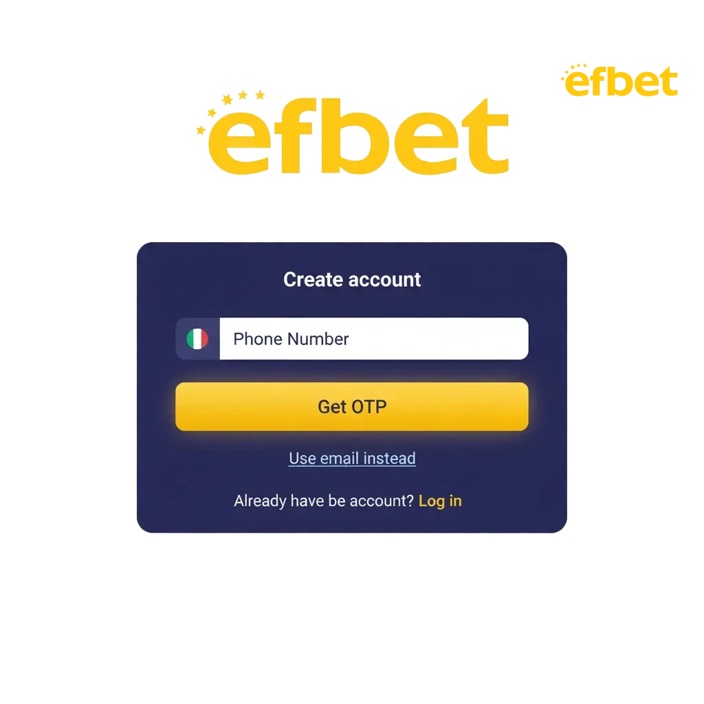 Efbet Italia: registrazione, login e verifica ADM per giochi e scommesse; sicurezza fondi e bonus di benvenuto