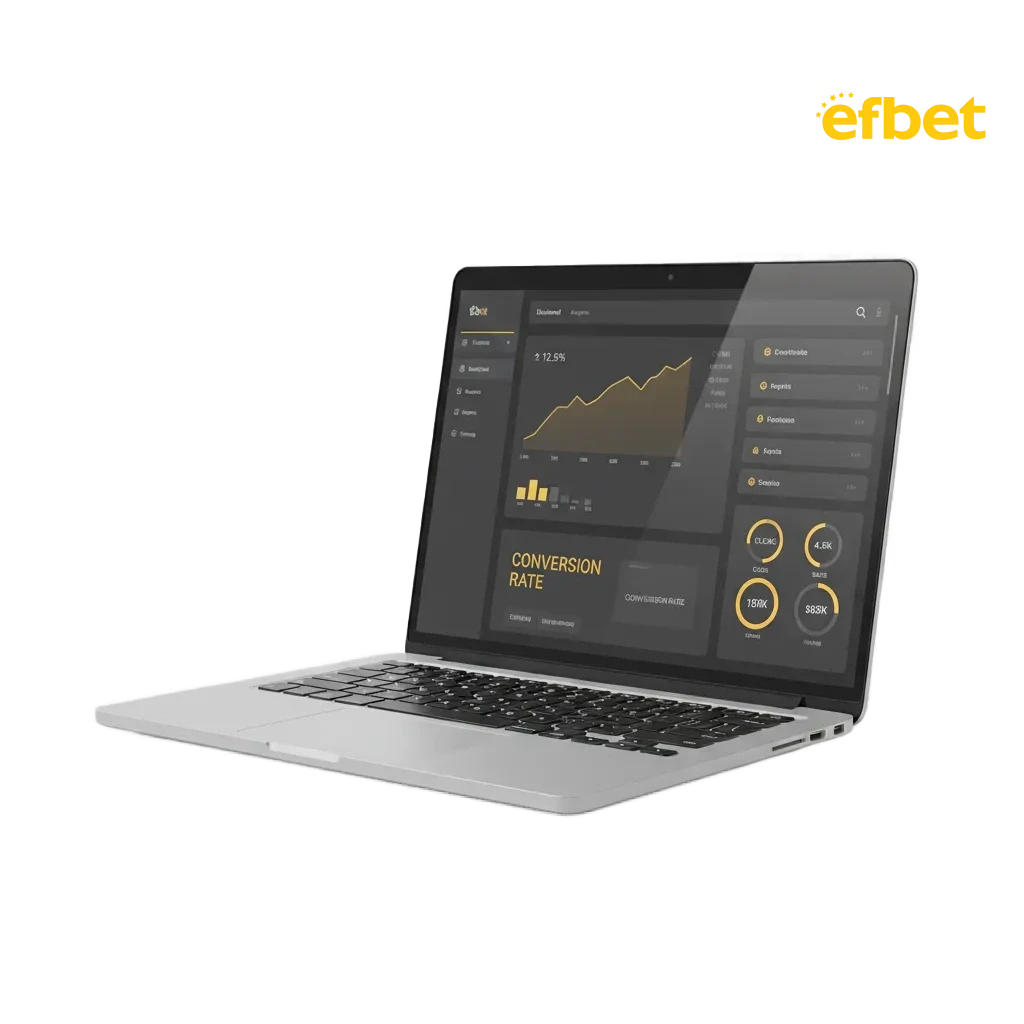 Banner del programma affiliati Efbet: commissioni competitive, pagamenti puntuali e account manager dedicato in Italia.