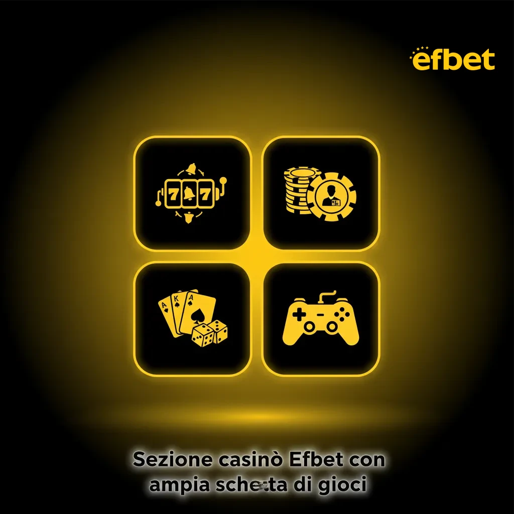Sezione casinò Efbet con oltre 2.000 giochi: slot, roulette, blackjack, video poker, crash e jackpot.